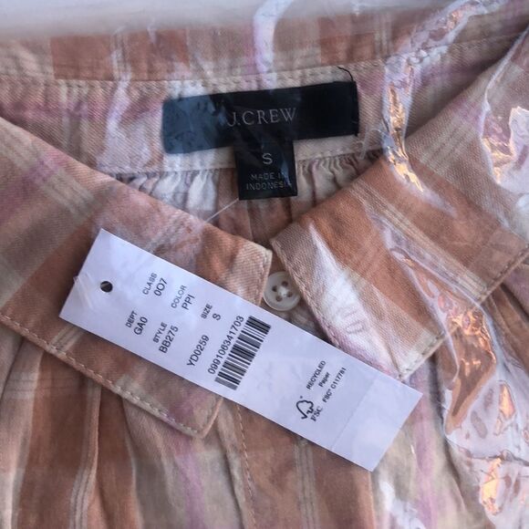 ❤️NWT J. Crew Shirt | Sz. S - Picture 3 of 4